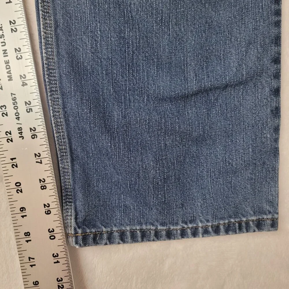 Carhartt Relaxed Fit Straight Leg Men's Blue Denim Jeans Size 38X32